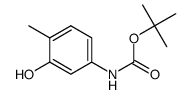 tert-Butyl (3-hydroxy-4-methylphenyl)carbamate Structure