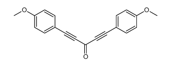 1,5-Bis(4-methoxyphenyl)-1,4-pentadiyn-3-one structure