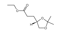 Ethyl 4,5-O-isopropylidene-(S)-4,5-dihydroxypentanoate Structure