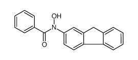 N-hydroxy-N-(2-fluorenyl)benzamide结构式