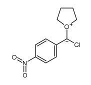 chloro(4-nitrophenyl)(tetrahydro-1H-furan-1-ium-1-yl)methanide Structure