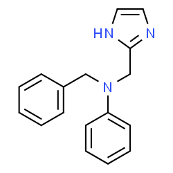 Benzyl-(1H-imidazol-2-ylmethyl)-phenyl-amine, N-Benzyl-N-(1H-imidazol-2-ylmethyl)-aniline Structure
