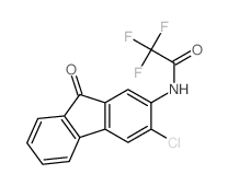 Acetamide,N-(3-chloro-9-oxo-9H-fluoren-2-yl)-2,2,2-trifluoro-结构式