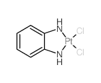 cis-DICHLORO(o-PHENYLENEDIAMINE)-PLATINUM(II) Structure