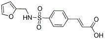 3-[4-[(FURAN-2-YLMETHYL)-SULFAMOYL]-PHENYL]-ACRYLIC ACID Structure