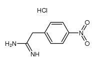 2-(4-nitrophenyl)ethanimidamide hydrochloride structure