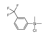 chloro-dimethyl-[3-(trifluoromethyl)phenyl]silane结构式