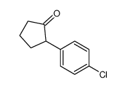 2-(4-chlorophenyl)cyclopentan-1-one structure