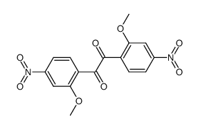 2,2'-dimethoxy-4,4'-dinitro-benzil Structure