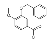 4-methoxy-3-phenylmethoxybenzoyl chloride结构式