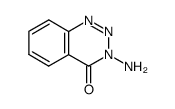 3-amino-1,2,3-benzotriazin-4(3H)-one Structure