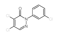 4,5-dichloro-2-(3-chlorophenyl)pyridazin-3-one picture
