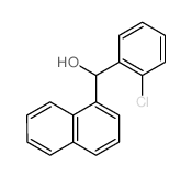 (2-chlorophenyl)-naphthalen-1-yl-methanol结构式