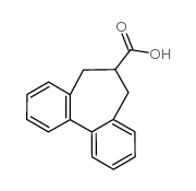 6,7-dihydro-5H-dibenzo[2,1-b:2',1'-e][7]annulene-6-carboxylic acid结构式