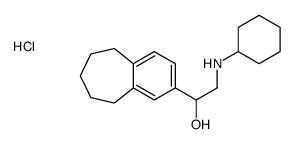 cyclohexyl-[2-hydroxy-2-(6,7,8,9-tetrahydro-5H-benzo[7]annulen-3-yl)ethyl]azanium,chloride结构式