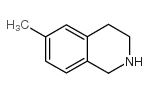 6-甲基-1,2,3,4-四氢异喹啉结构式