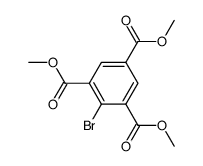 Trimethyl 2-bromobenzene-1,3,5-tricarboxylate structure