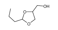 (2-Propyl-1,3-dioxolan-4-yl)methanol Structure