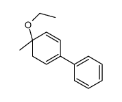 5-ethoxy-5-methyl-2-phenylcyclohexa-1,3-diene Structure