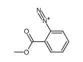 2-Methoxycarbonyl-benzenediazonium结构式