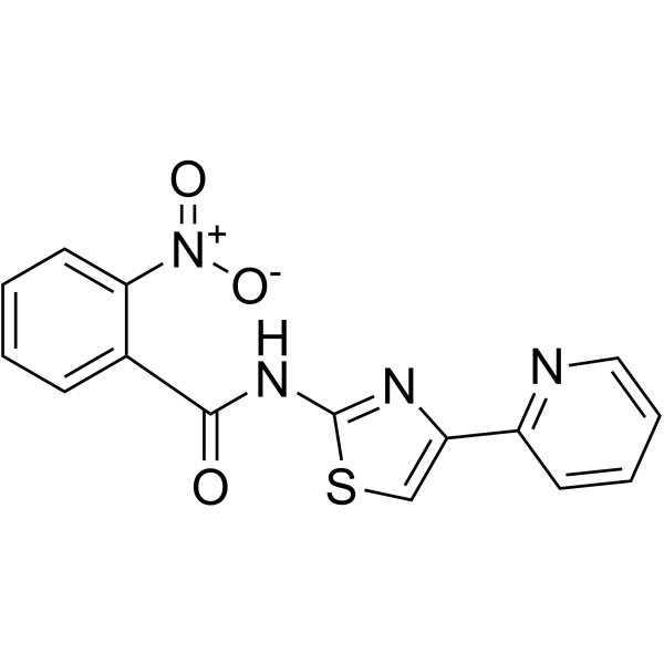 2-硝基-N-(4-(吡啶-2-基)噻唑-2-基)苯甲酰胺图片