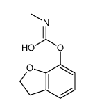 2,3-dihydro-1-benzofuran-7-yl N-methylcarbamate结构式