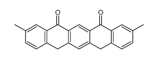 3,9-dimethyl-12,14-dihydropentacene-5,7-dione Structure