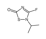 1,2,4-Thiadiazol-5(2H)-one,3-fluoro-2-(1-methylethyl)-(9CI)结构式