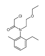 2-chloro-N-(2-ethoxyethyl)-N-(2-ethyl-6-methylphenyl)acetamide结构式