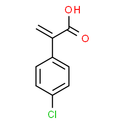 2-(4-chloro-phenyl)-acrylic acid结构式