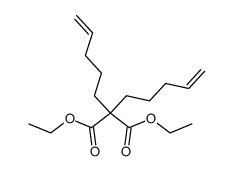 2,2-di-(4-pentenyl)-malonic acid diethyl ester Structure