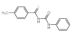 Benzenecarbothioamide,4-methyl-N-[(phenylamino)carbonyl]-结构式