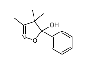 3,4,4-trimethyl-5-phenyl-1,2-oxazol-5-ol结构式