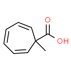 2,4,6-Cycloheptatriene-1-carboxylicacid,1-methyl-(9CI) Structure