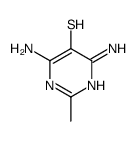 5-嘧啶硫醇结构式