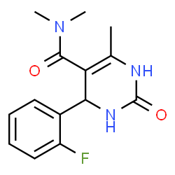 5-Pyrimidinecarboxamide,4-(2-fluorophenyl)-1,2,3,4-tetrahydro-N,N,6-trimethyl-2-oxo-(9CI) picture