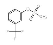 Phenol,3-(trifluoromethyl)-, 1-methanesulfonate结构式