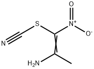Thiocyanic acid,2-amino-1-nitro-1-propenyl ester (9CI)结构式