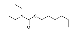 S-hexyl N,N-diethylcarbamothioate Structure