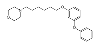 4-[6-(3-phenoxyphenoxy)hexyl]morpholine结构式