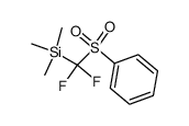 [difluoro(phenylsulfonyl)Methyl]triMethyl-Silane structure