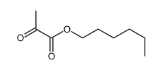 hexyl 2-oxopropanoate结构式