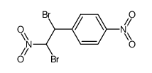 1-(1,2-dibromo-2-nitro-ethyl)-4-nitro-benzene Structure