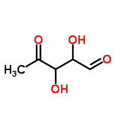 D-erythro-Pentos-4-ulose, 5-deoxy- (9CI) Structure