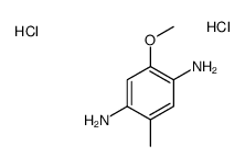 4-甲氧基甲苯-2,5-二胺 HCL结构式