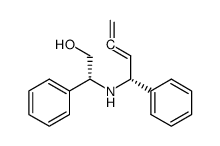 (R)-2-phenyl-2-(((R)-1-phenylbuta-2,3-dien-1-yl)amino)ethan-1-ol Structure