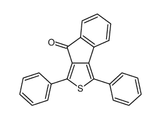 1,3-Diphenyl-indeno[1,2-c]thiophen-4-on结构式