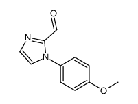 1-(4-METHOXYPHENYL)-1H-IMIDAZOLE-2-CARBALDEHYDE结构式