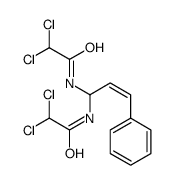 2,2-dichloro-N-[1-[(2,2-dichloroacetyl)amino]-3-phenylprop-2-enyl]acetamide Structure