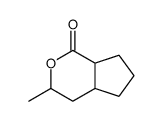 3-methyl-4,4a,5,6,7,7a-hexahydro-3H-cyclopenta[c]pyran-1-one结构式